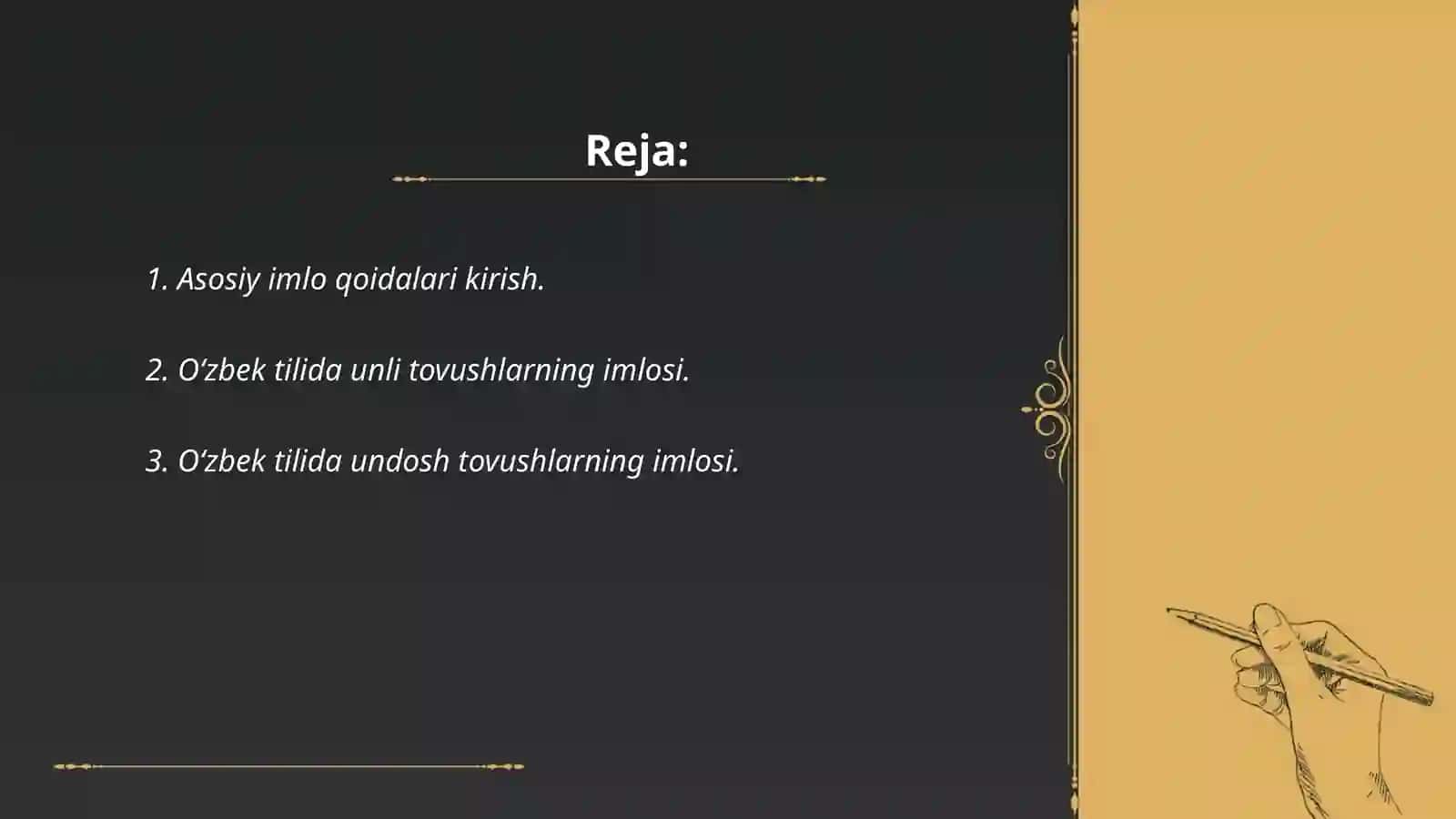 Oʻzbek tilining asosiy imlo qoidalari 2