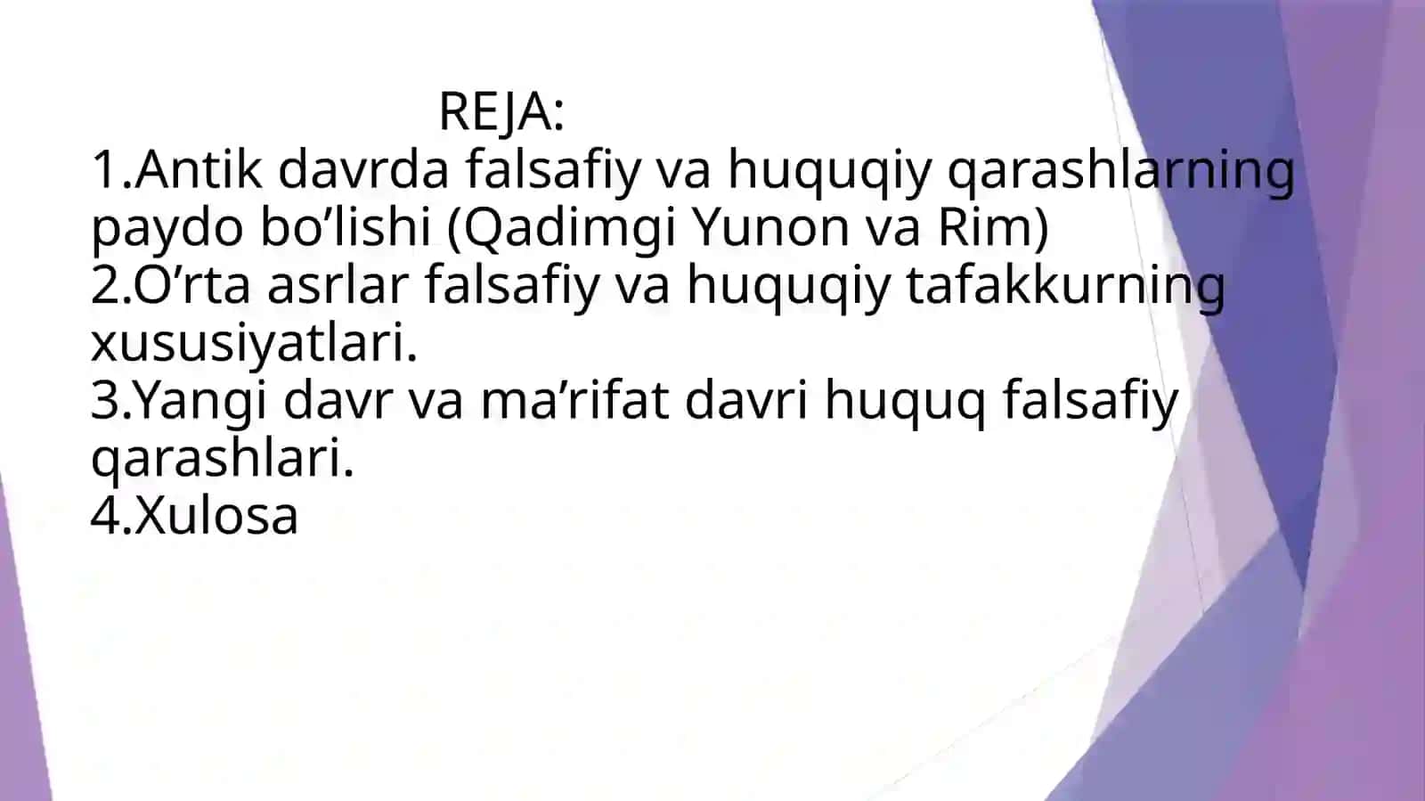Antik davr huquq falsafasi 2