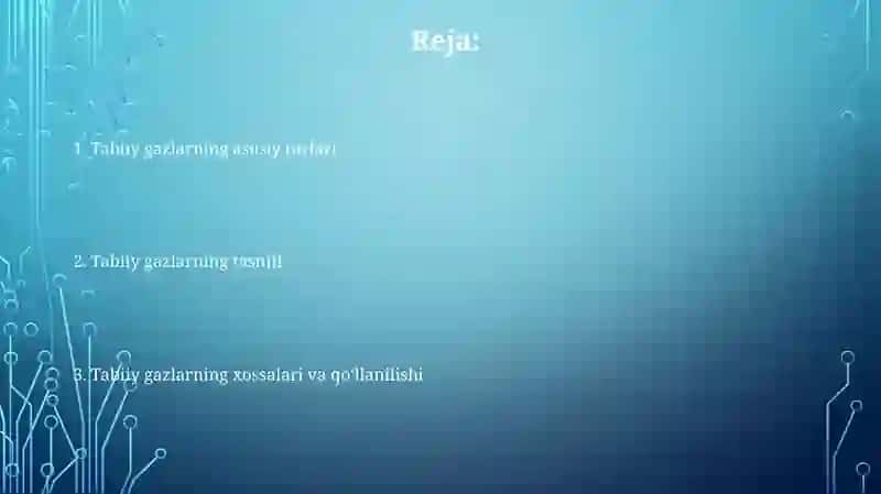 Tabiiy gazlarning asosiy turlari va ularning tasnifi 2