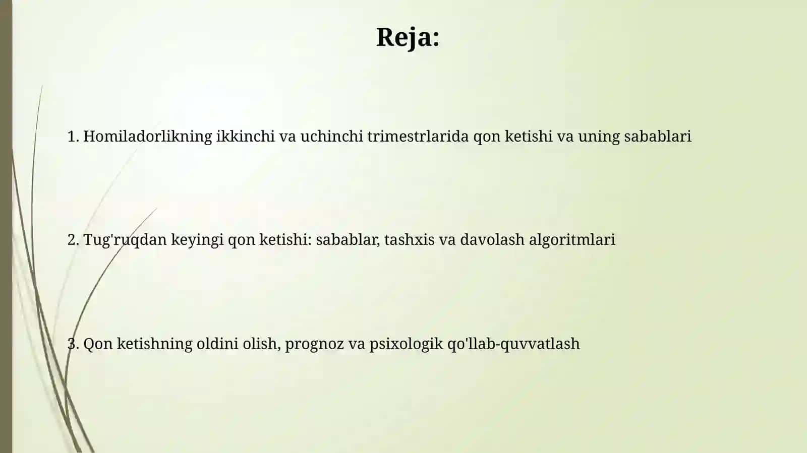 Homiladorlikning ikkinchi va uchinchi trimestrlarida qon ketishi va uning sabablari 2