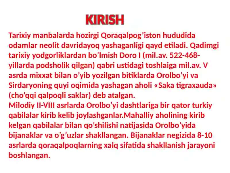 Mustaqil Qoraqalpogiston Respublikasi 2