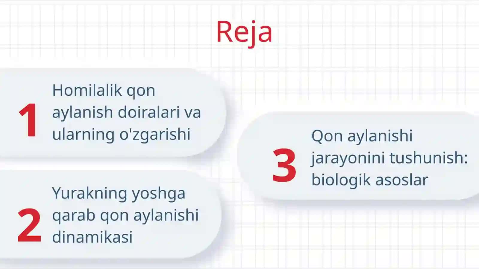 Homilalik qon aylanish doiralari va ularning o'zgarishi 2