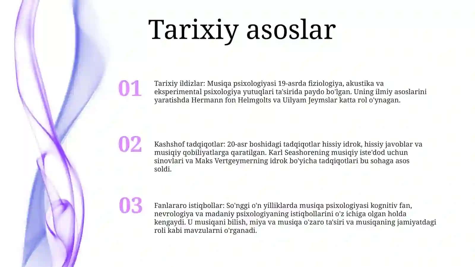 Musiqa Psixologiyasining Rivojlanish Tarixi 2