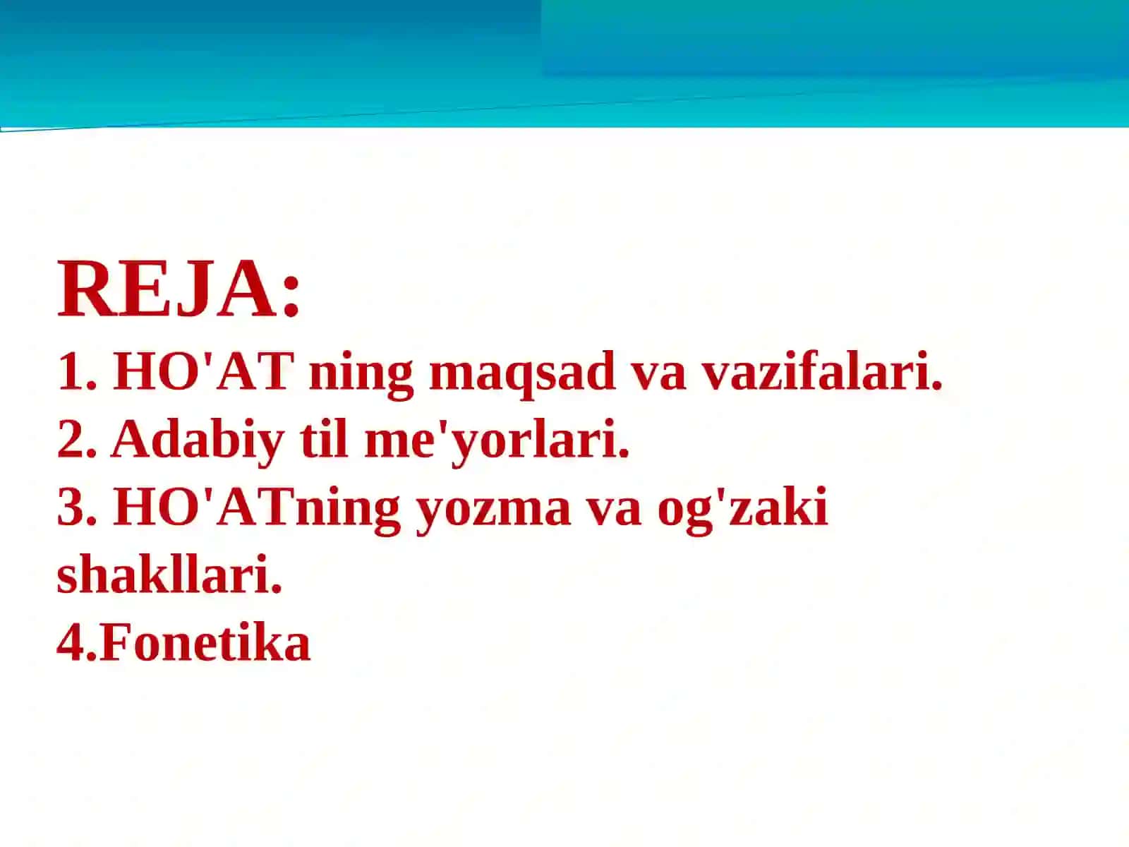 "Hozirgi oʻzbek adabiy tili" 2
