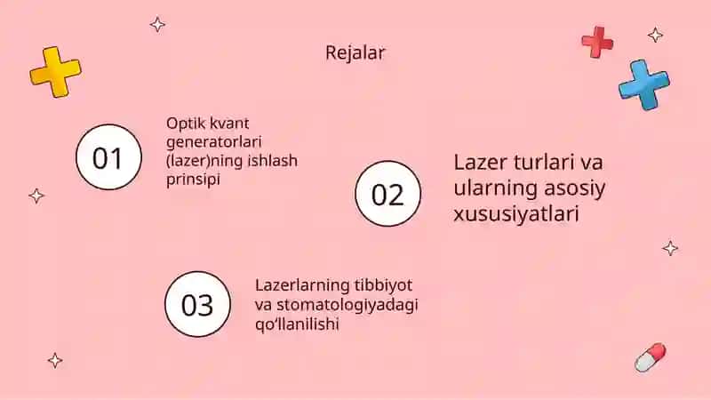 Optik kvant generatorlari. Lazerlar va uni tibbiyotda qo‘llanilishi 2