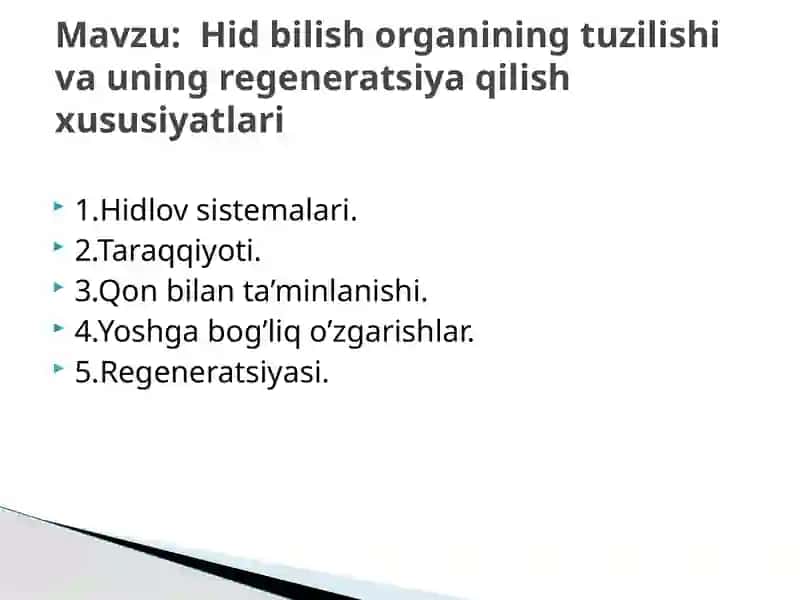 hid bilish azolari 2