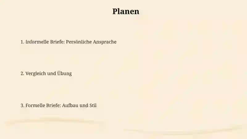 Offiziele und unoffiziele Briefe schreiben 2
