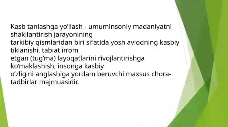 Kasbtanlashgayòllashning psixologik muammolari 2