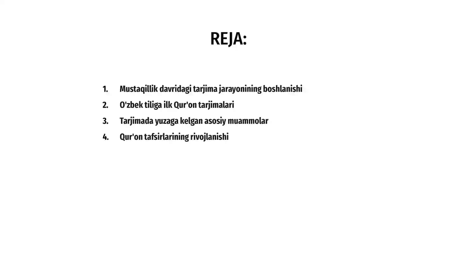 Qur'onning o'zbek tiliga tarjima qilinishi va tafsirlari 2