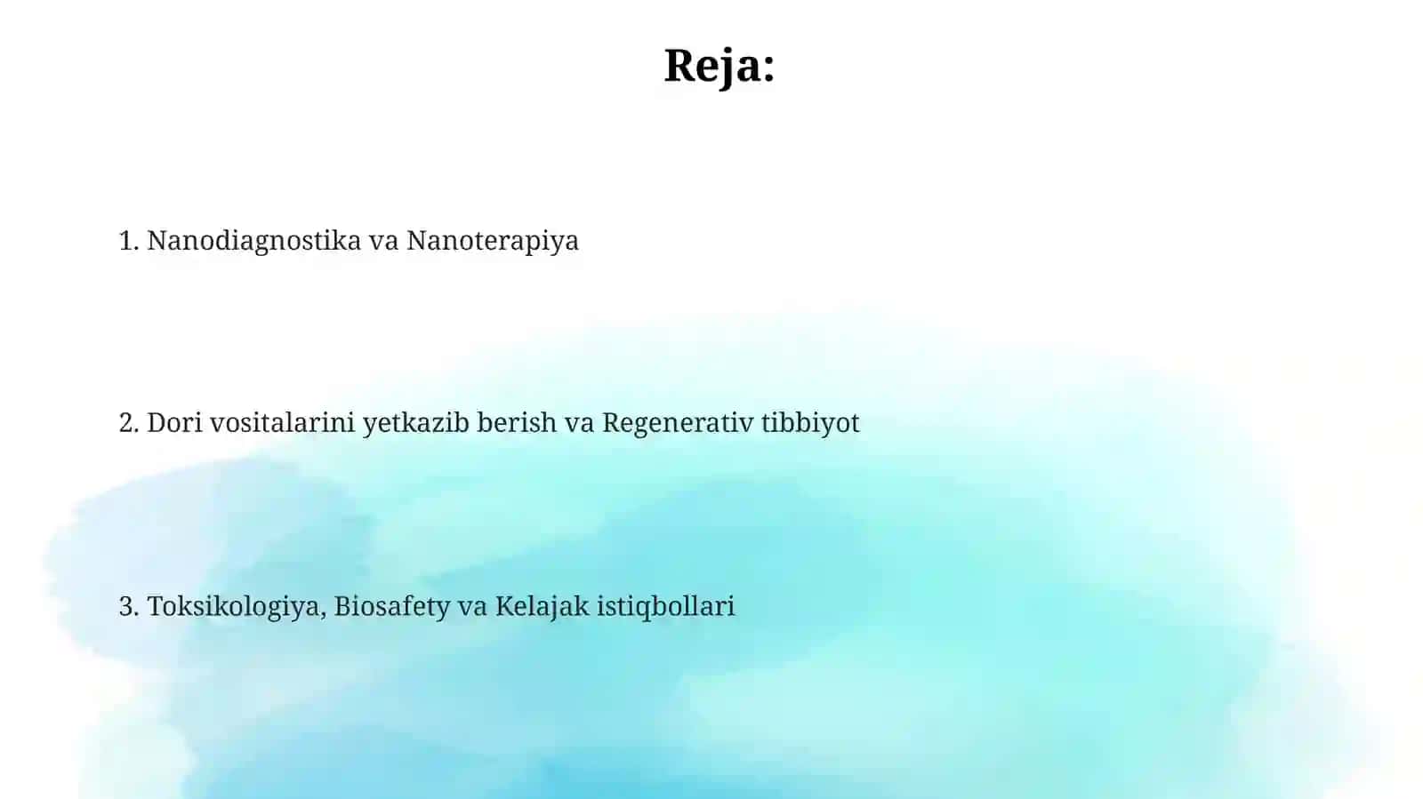 Nanotibbiyot ko‘rinishlari 2
