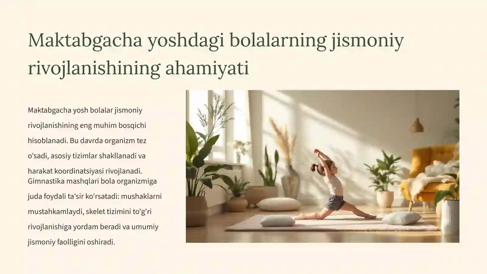 Maktabgachata'limyoshidagibolalaruchungimnastikakomplekslarinishakllantirish 2