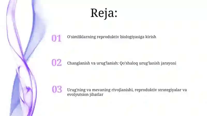 Changlanish biologiyasi va qo'shurug'lanish jarayoni 2