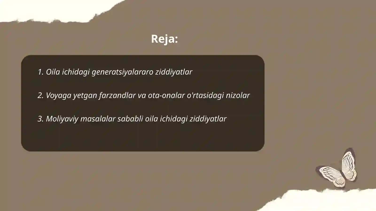 Oiladagi Ziddiyatlar 2