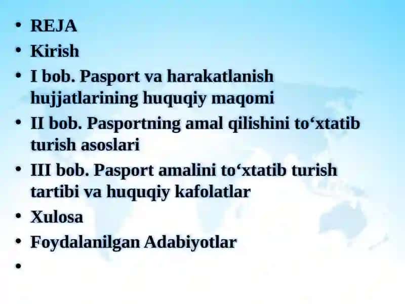 Pasportning(harakatlanishhujjatining)amalqilishinito‘xtatibturish 2