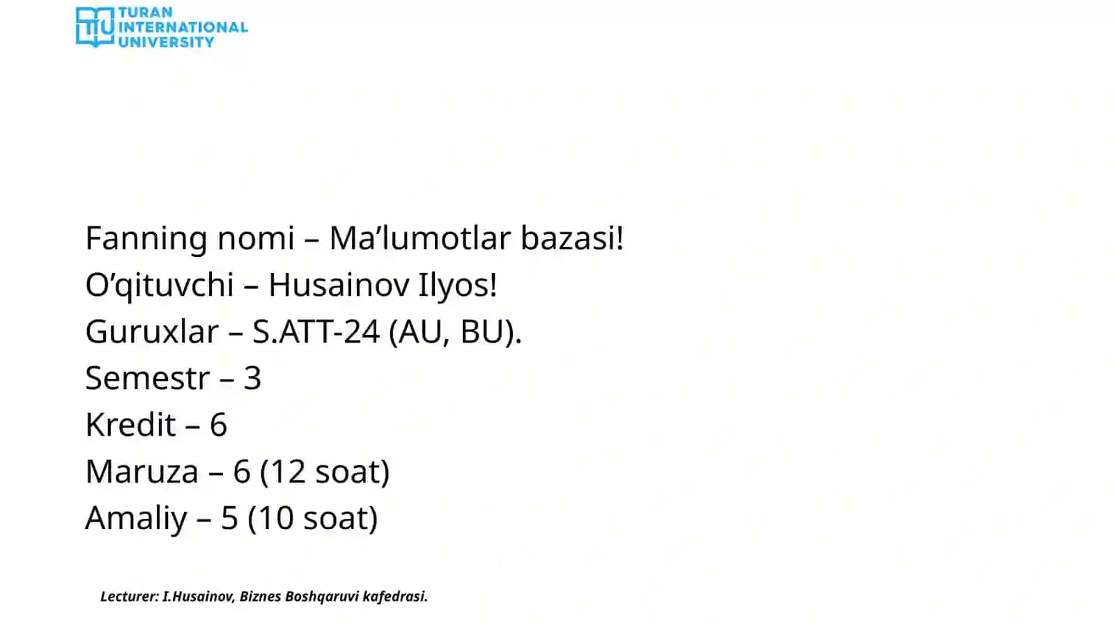 Ma'lumotlar bazasi tizimlari dasturlari va maqsadlari 2