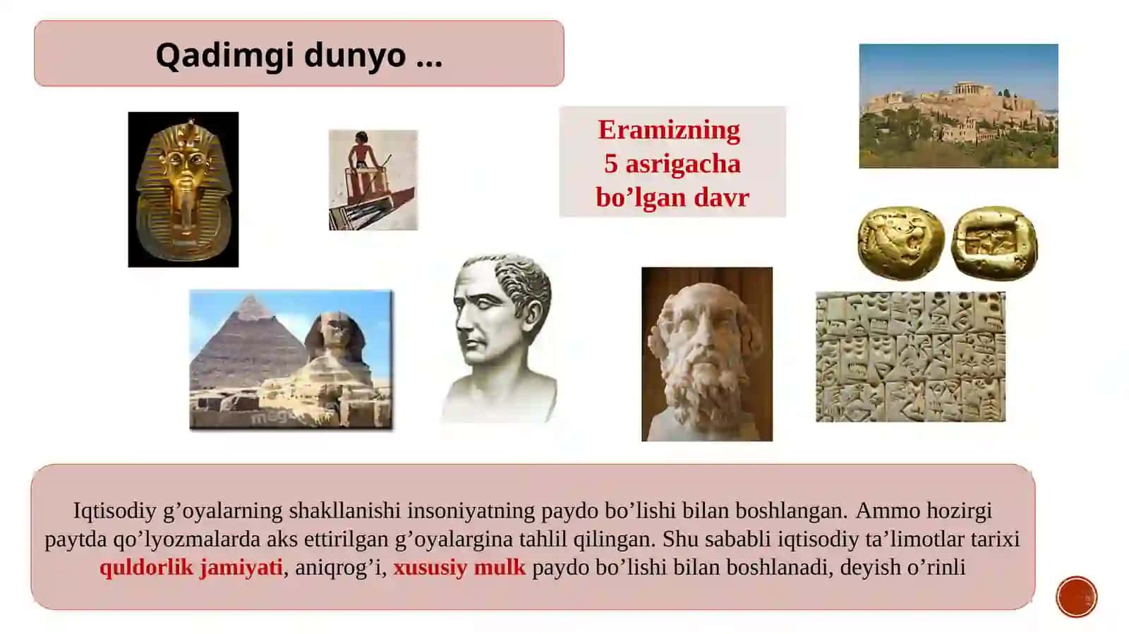 Qadimgi dunyo iqtisodiy taʼlimotlari 2