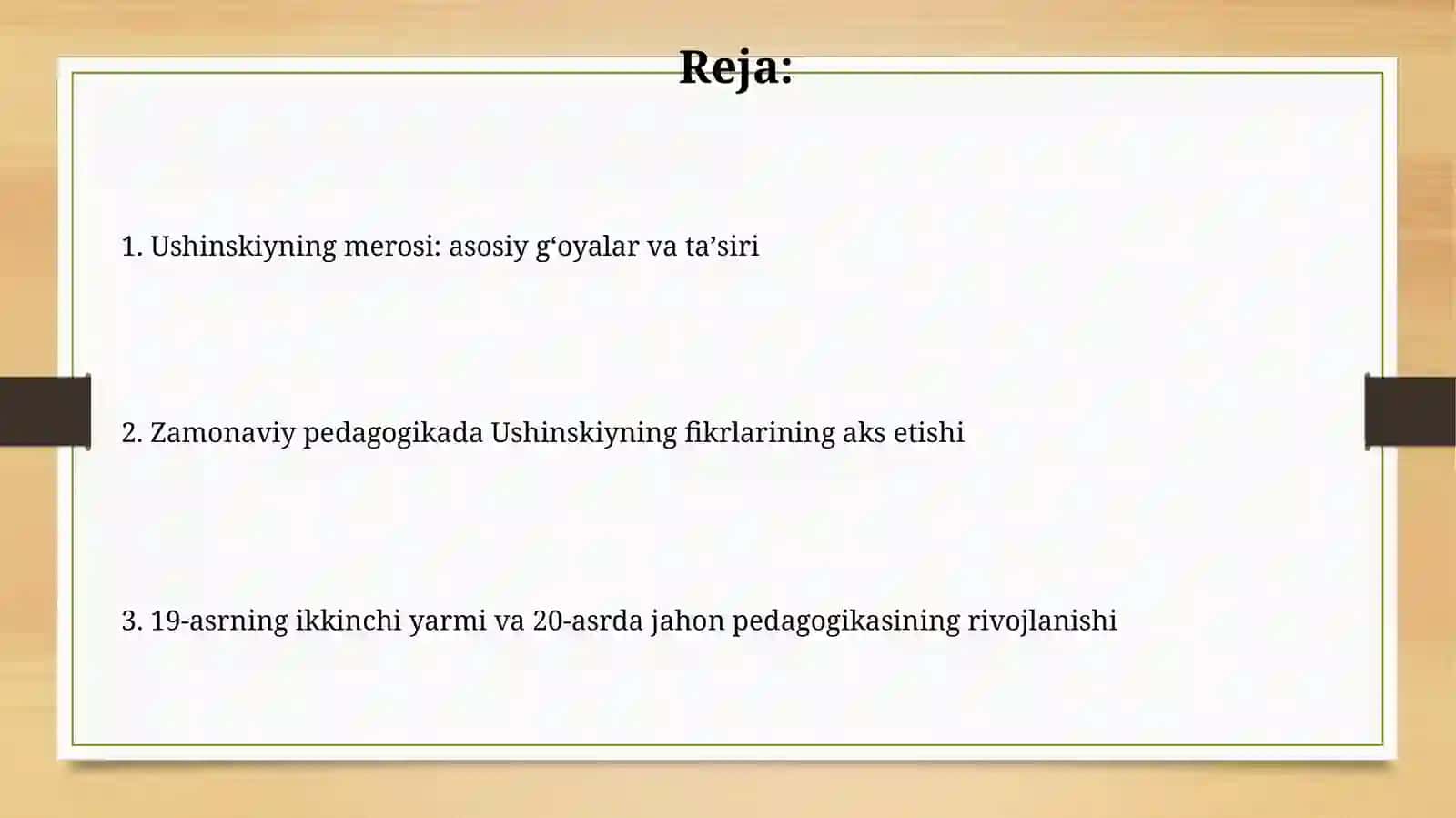 Ushinskiyning merosi: asosiy gʻoyalar va taʼsiri 2