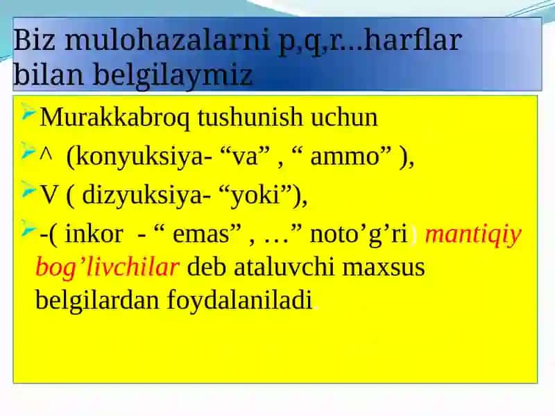 Mulohazalar 2