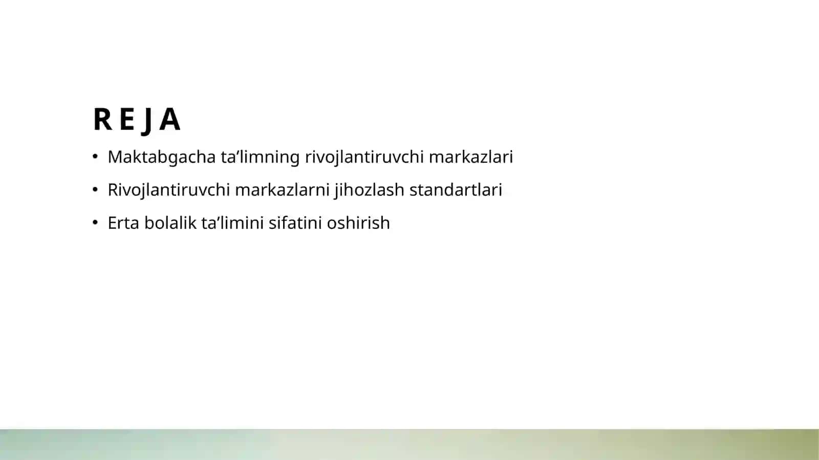 Maktabgacha taʼlim tashkilotlarida rivojlantiruvchi markazlarini jihozlash tartibi 2