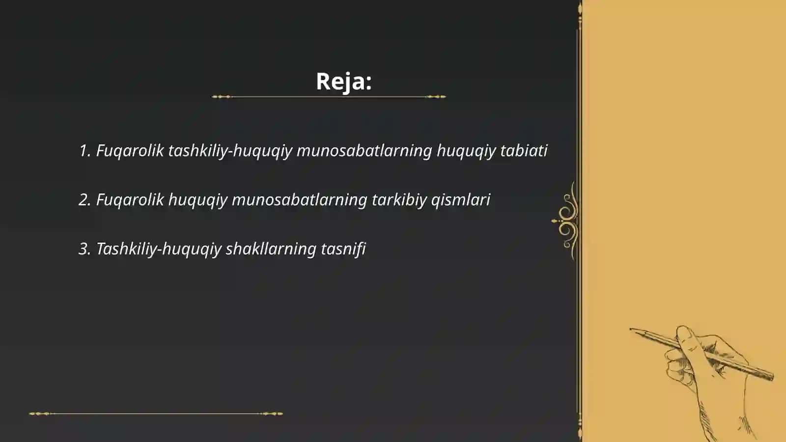 Fuqarolik tashkiliy-huquqiy munosabatlarning huquqiy tabiati 2
