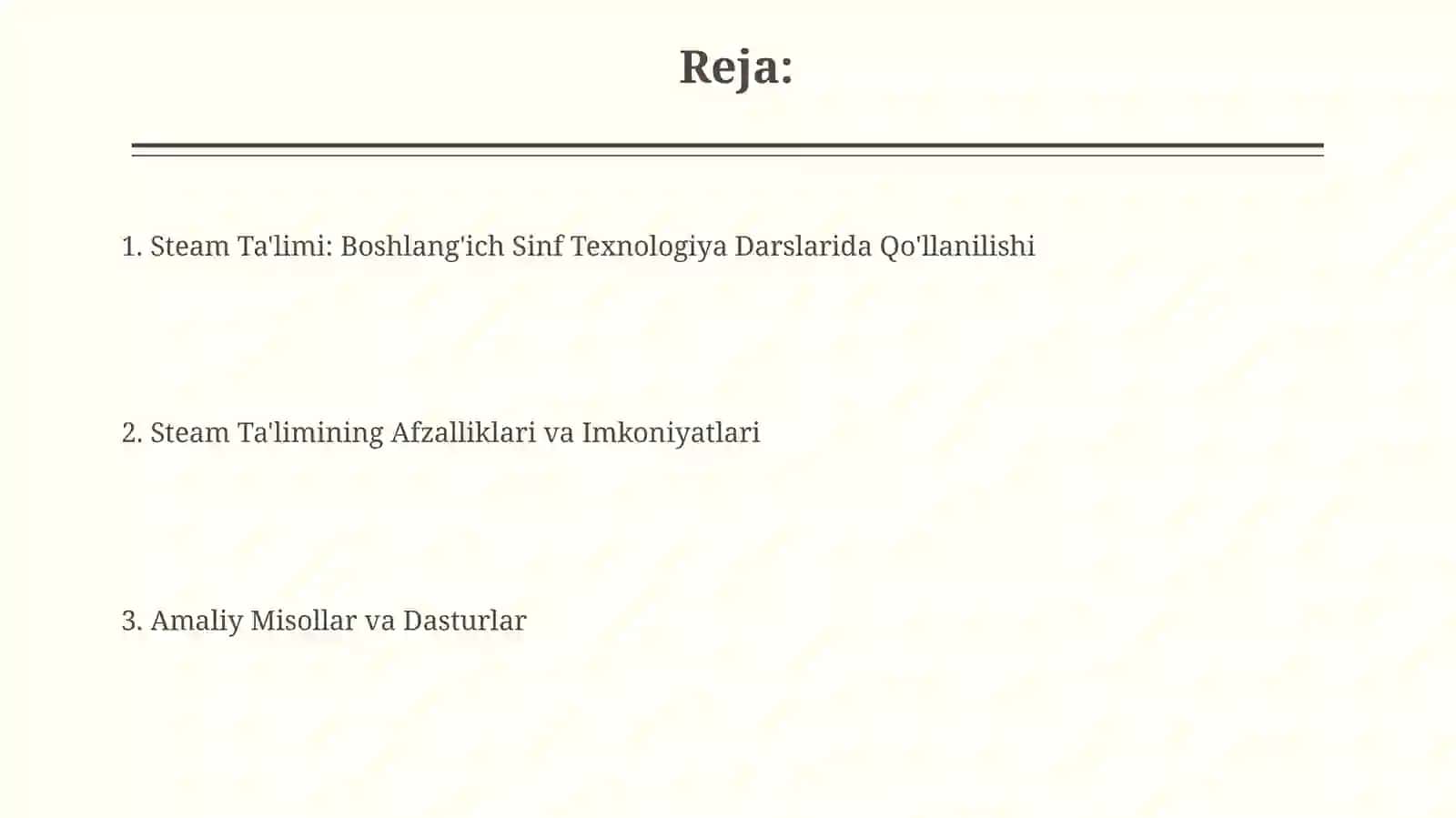 Steam Ta'limi: Boshlang'ich Sinf Texnologiya Darslarida Qo'llanilishi 2