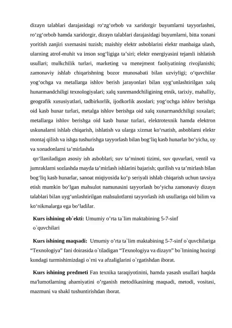 Fan texnika taraqiyotini o’rganish 2