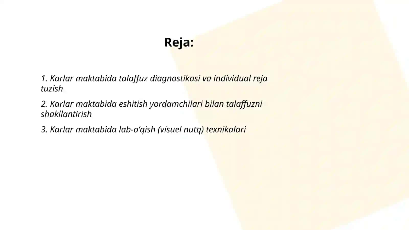 Karlar Maktabida Talaffuz Ustida Ish Olib Borish Usullari 2