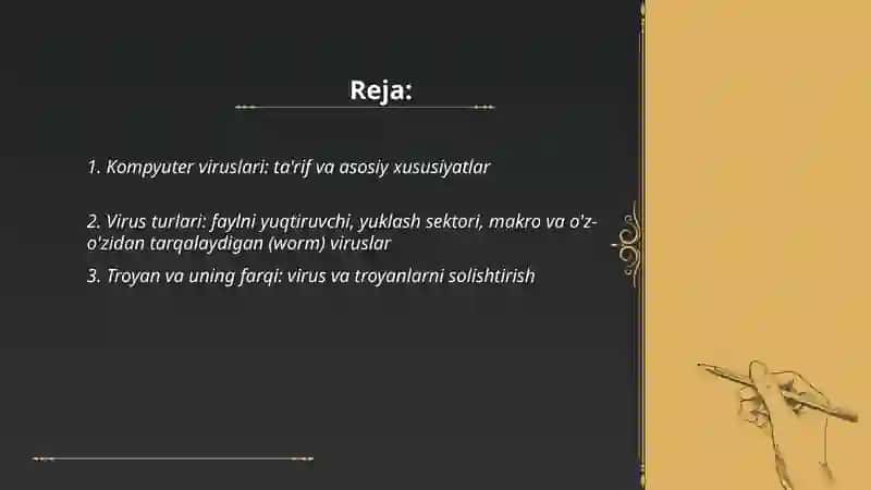 Kompyuter viruslari va antivirus dasturlari 2