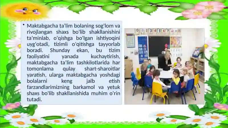 Maktabgacha ta’lim tashkilotlarida inklyuziv ta’limni tashkil etish tartibi 2