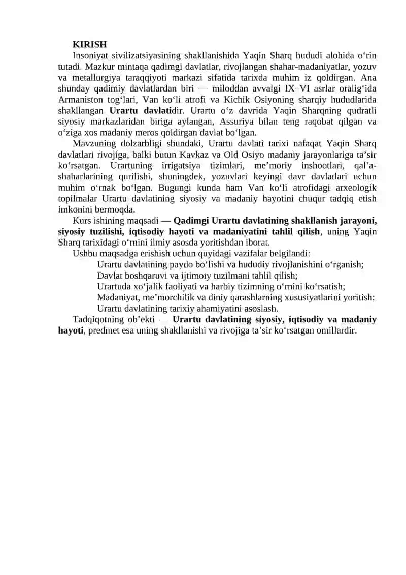 Qadimgi Urartu davlati 2