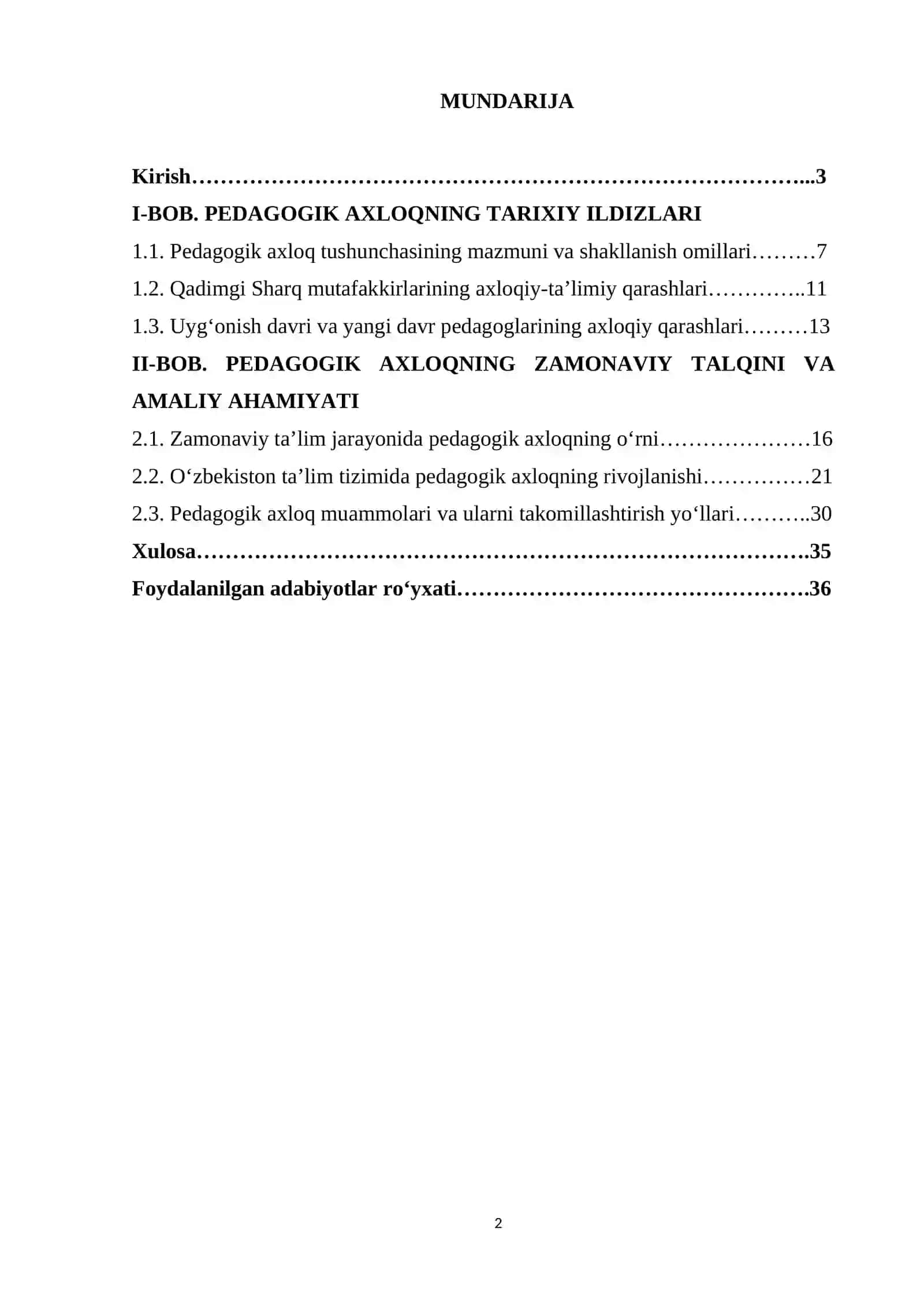 PEDAGOGIK AXLOQNING TARIXIY ILDIZLARI VA ULARNING ZAMONAVIY TALQINI 2
