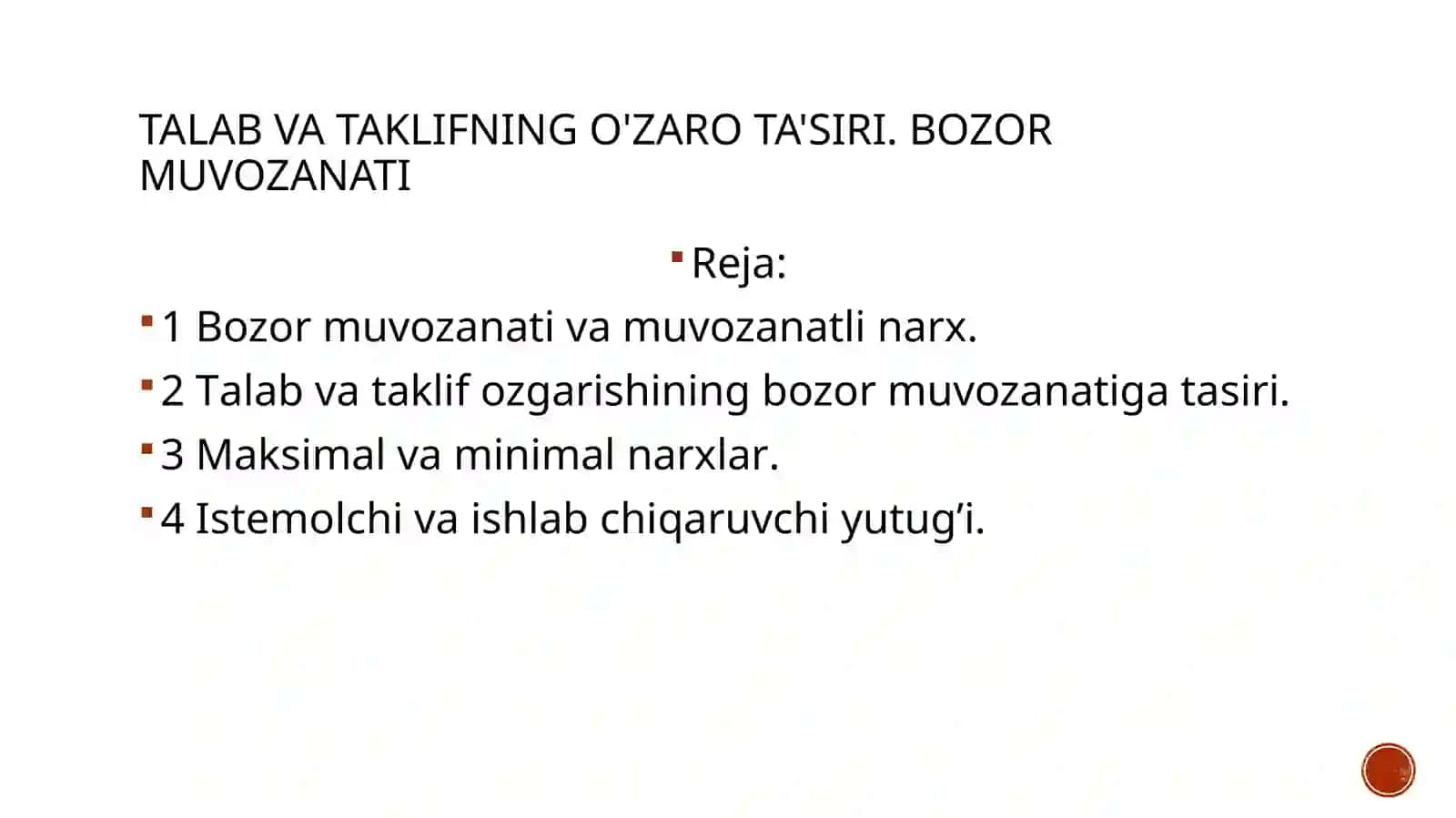 talab va taklif oʻzaro taʼsiri 2