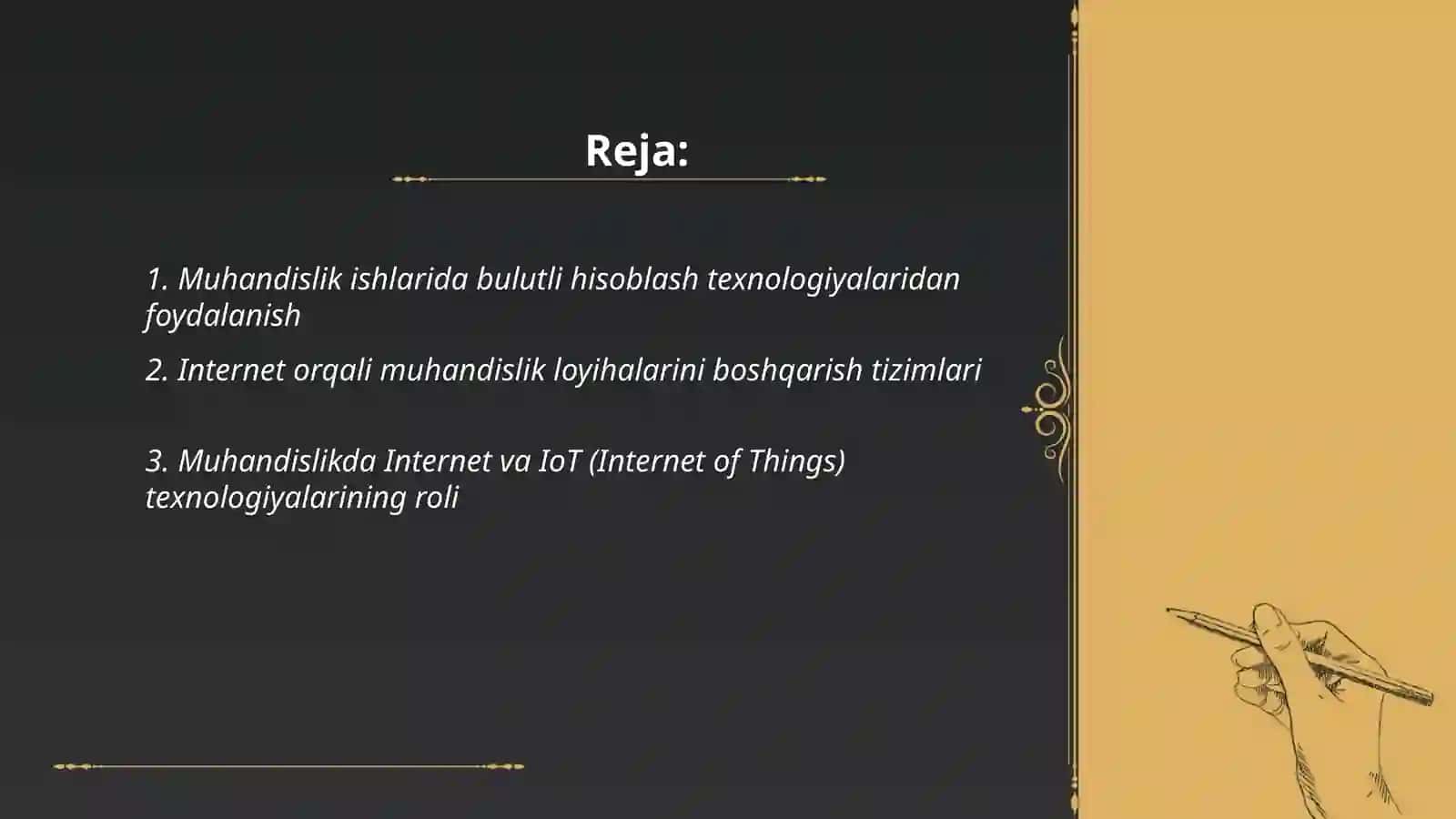 Muhandislik ishi sohasida internet texnologiyalardan samarali foydalanish 2