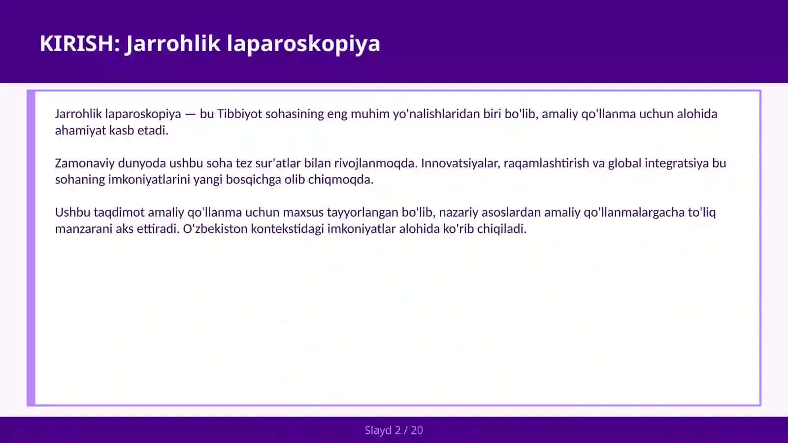 JARROHLIK LAPAROSKOPIYA 2