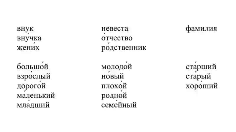Тема 3. МОЯ СЕМЬЯ 2