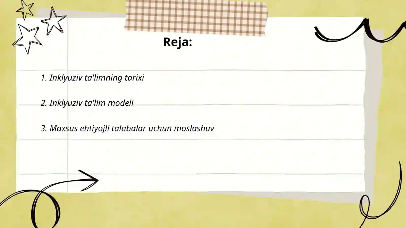 Inklyuziv taʼlim modellari:tahlili va xususiyatlari 2