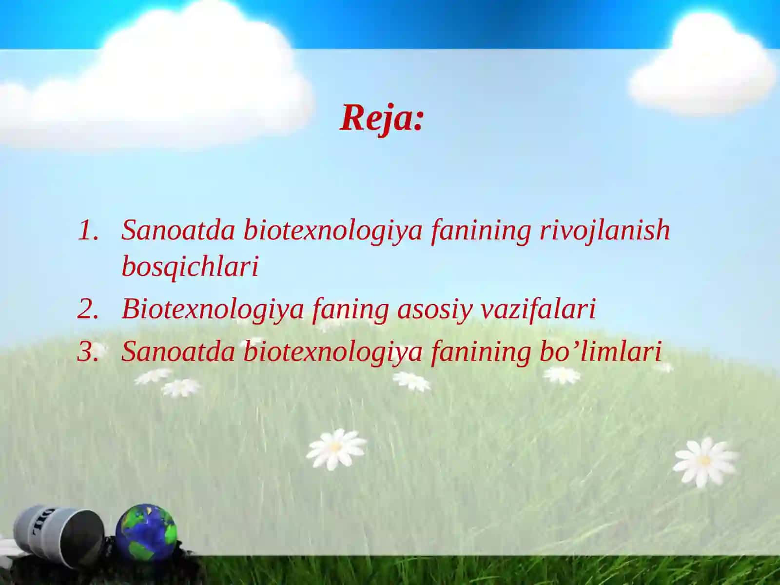 Sanoatda biotexnologiya 2
