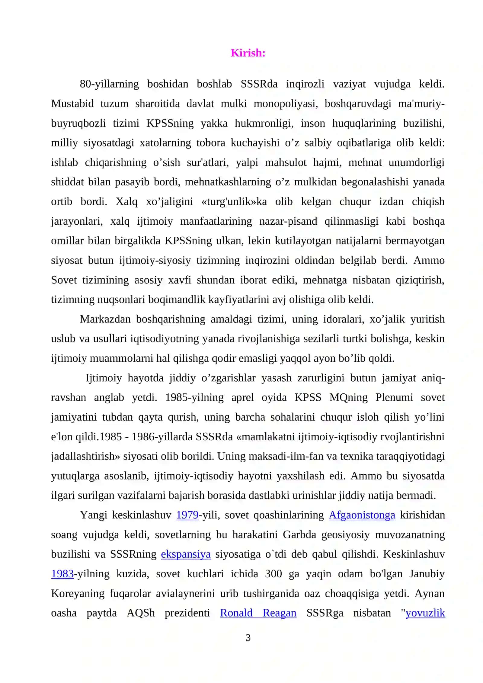 SSSR qanday parchalangandi - qabohat saltanatining yo'qlikka yuz tutish sabablari 2