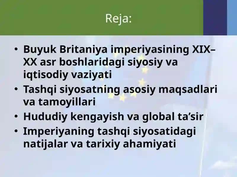 Buyuk Britaniyaning siyosiy va iqtisodiy ahvoli 2