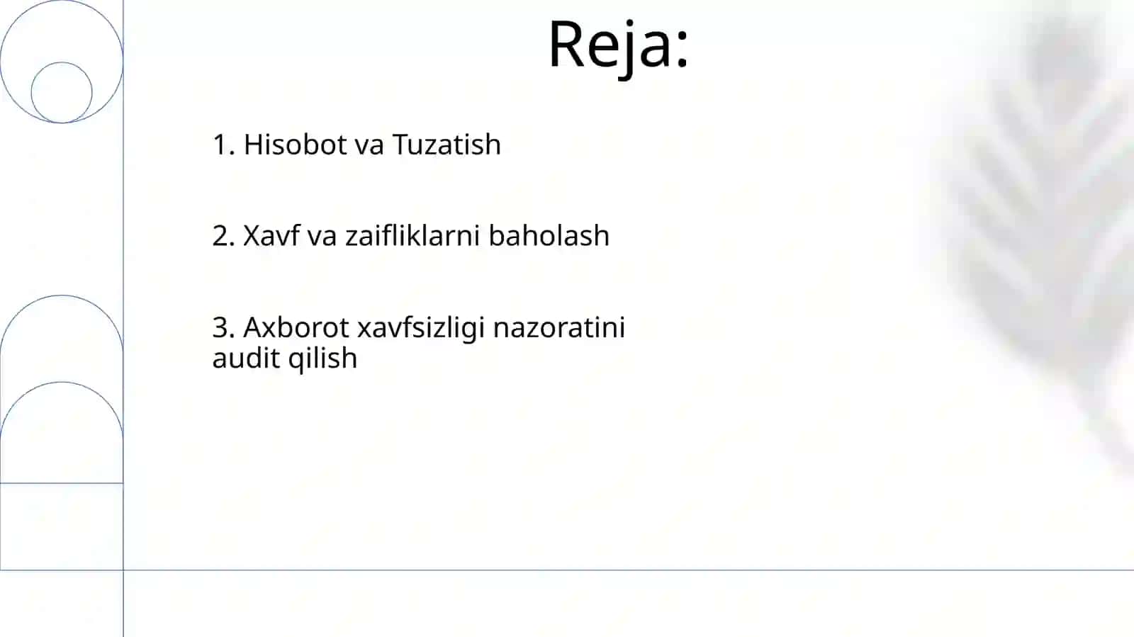 Ilovaning xavfsizlik auditi 2