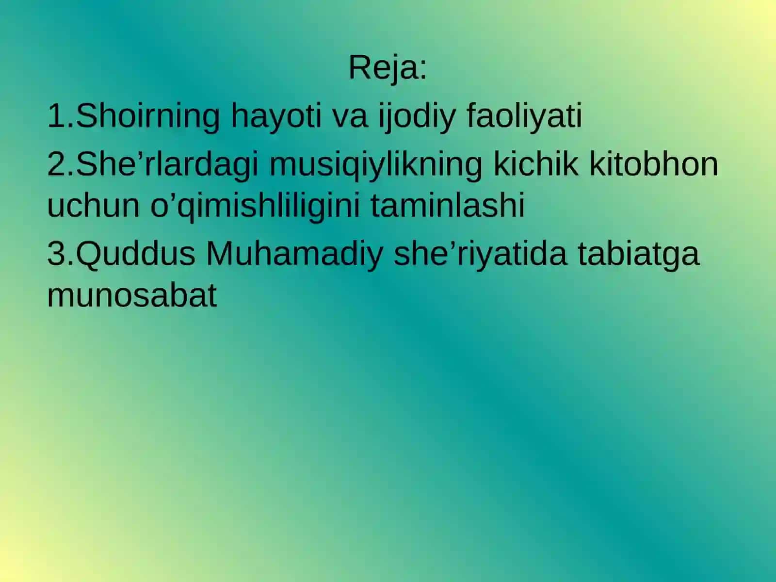 Quddus Muhammadiy hayotiva ijodi 2
