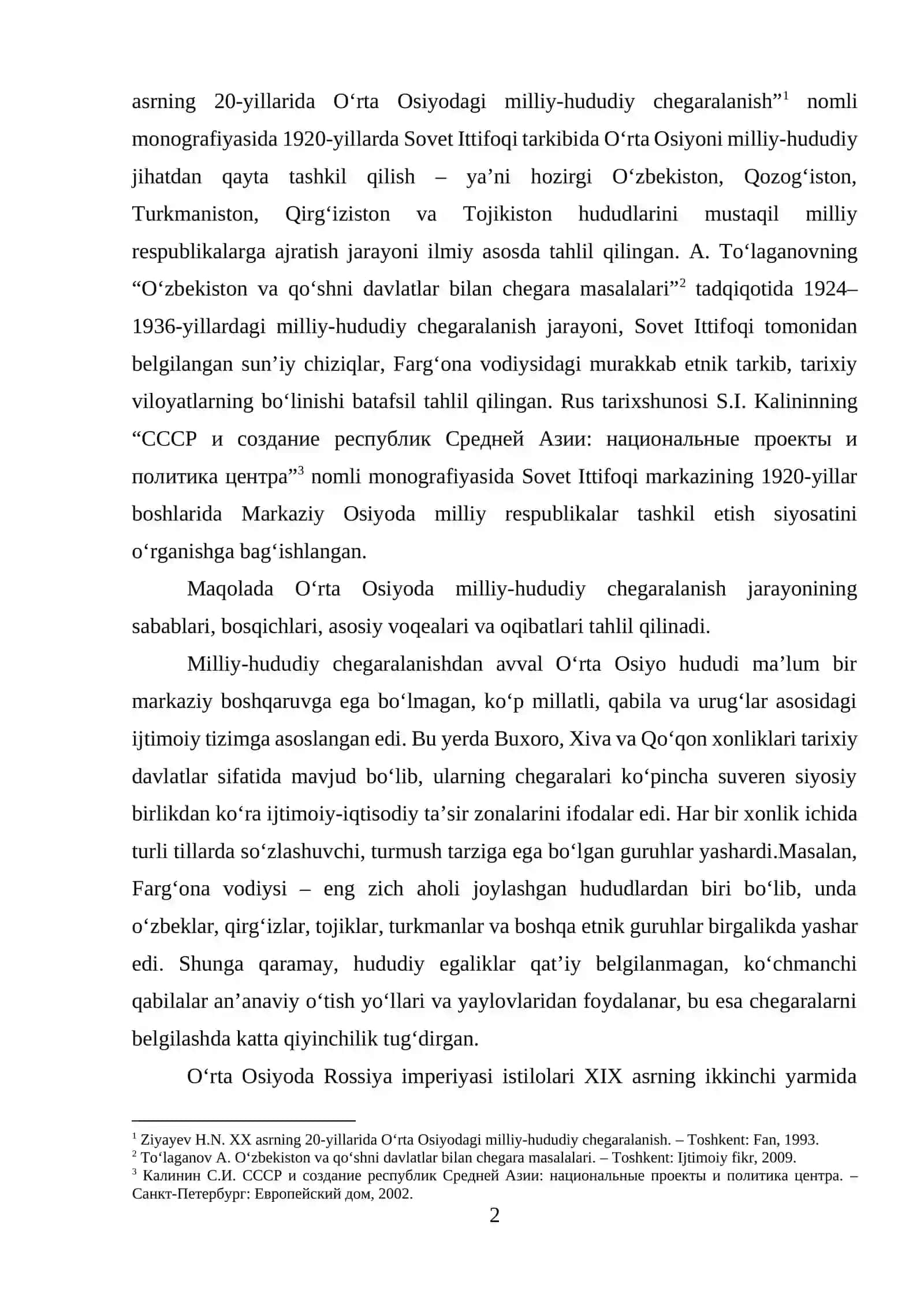 O‘rta Osiyoda milliy hududiy chegaralanish 2
