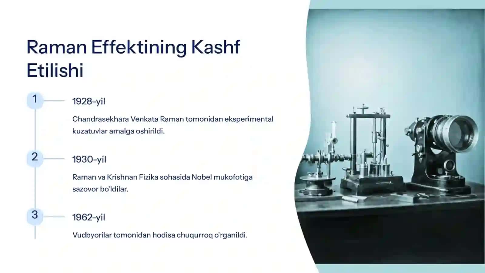 Yorug'likning kombinatsion sochilishi va uning qo'llanilishi 2