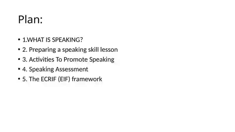 Methodology for the development of speaking skills 2