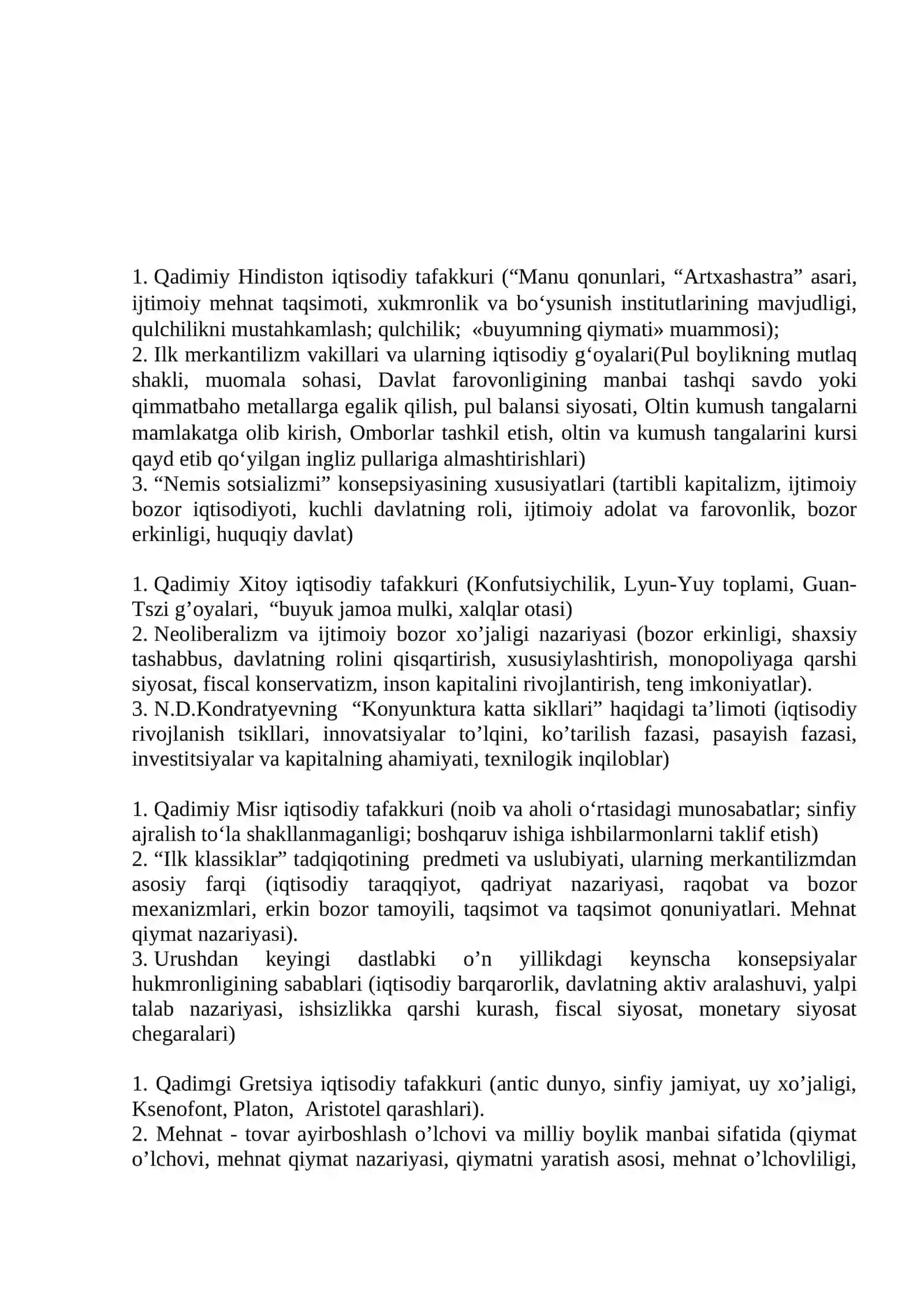 Iqtisodiy ta’limotlar tarixining tadqiqotida tarixiylik tamoyili 2