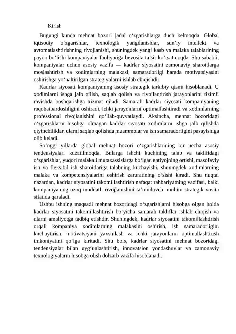 Kadrlar Siyosati 2