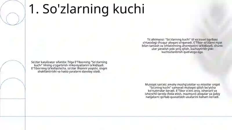 So'zlarning kuchi 2