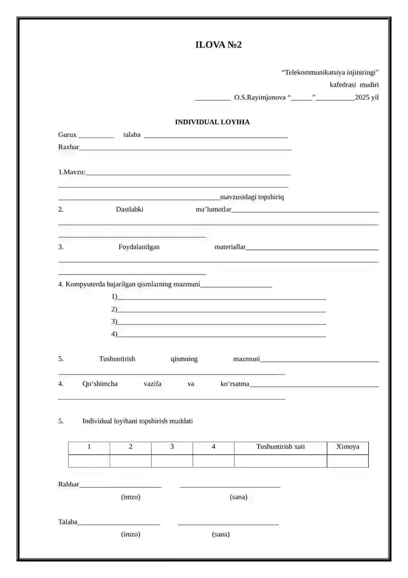 Jizzax – Toshkent viloyatlari orasida optik transport tarmog‘ini loyixalashtirish 2