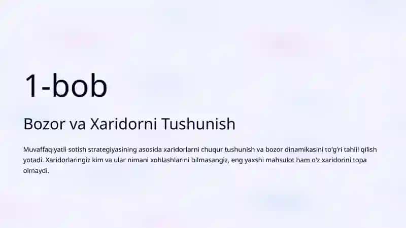 Mahsulotlarni Sotish Strategiyasini Takomillashtirish 2