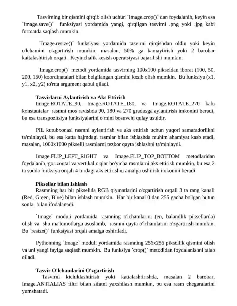 Python Image Modulidan foydalanish 2